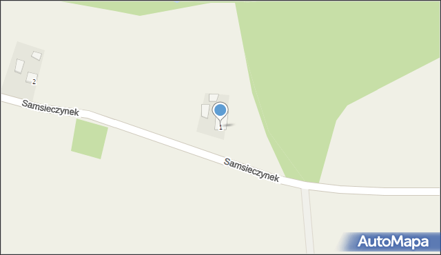Samsieczynek, Samsieczynek, 1, mapa Samsieczynek