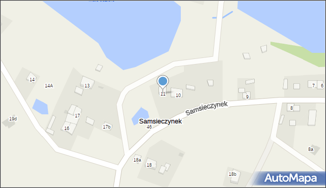 Samsieczynek, Samsieczynek, 11, mapa Samsieczynek
