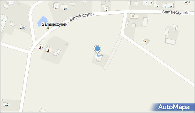 Samsieczynek, Samsieczynek, 18b, mapa Samsieczynek