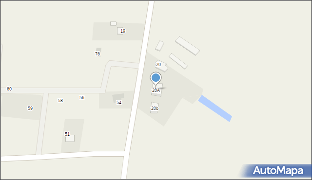 Samsieczynek, Samsieczynek, 20A, mapa Samsieczynek