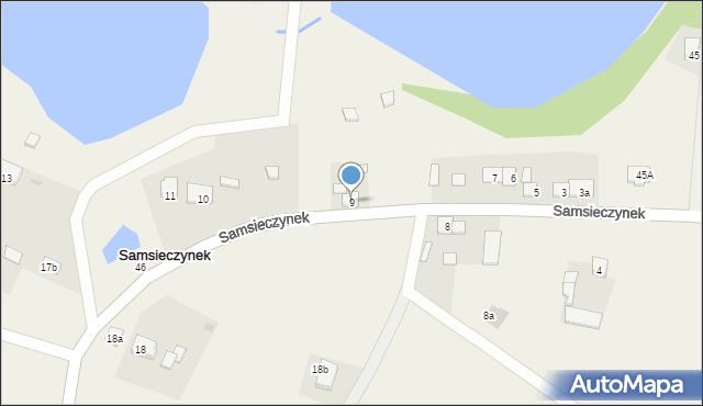 Samsieczynek, Samsieczynek, 9, mapa Samsieczynek