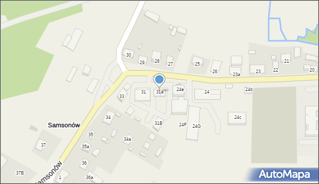 Samsonów, Samsonów, 31a, mapa Samsonów