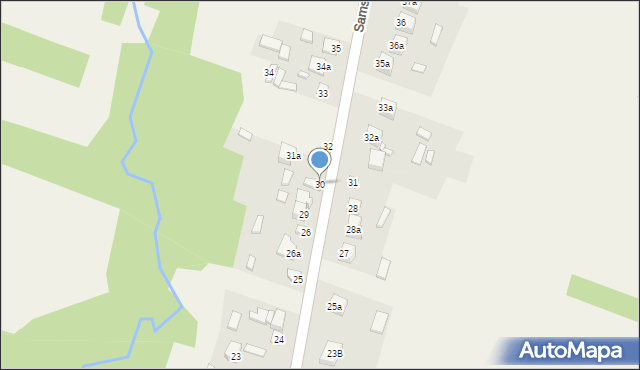 Samsonów-Ciągłe, Samsonów-Ciągłe, 30, mapa Samsonów-Ciągłe