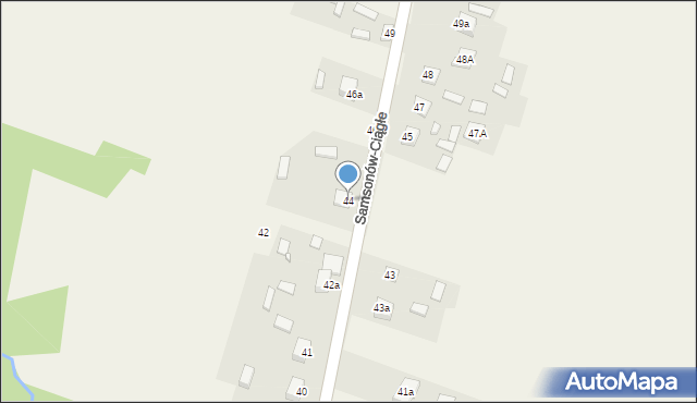 Samsonów-Ciągłe, Samsonów-Ciągłe, 44, mapa Samsonów-Ciągłe