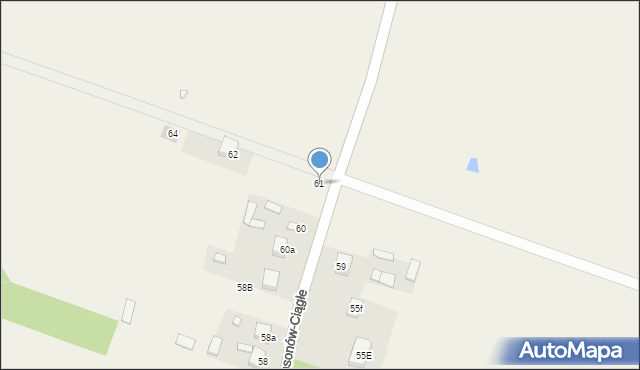 Samsonów-Ciągłe, Samsonów-Ciągłe, 61, mapa Samsonów-Ciągłe