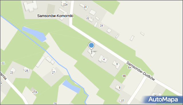 Samsonów-Dudków, Samsonów-Dudków, 2, mapa Samsonów-Dudków