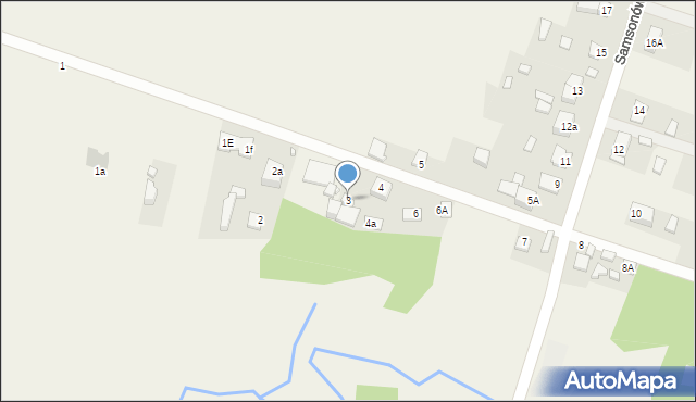 Samsonów-Piechotne, Samsonów-Piechotne, 3, mapa Samsonów-Piechotne