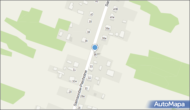 Samsonów-Piechotne, Samsonów-Piechotne, 35, mapa Samsonów-Piechotne