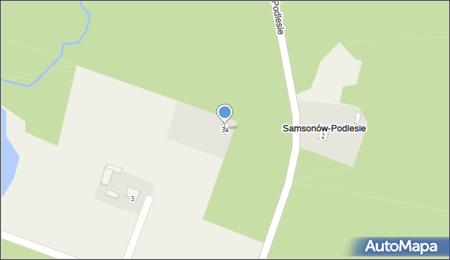 Samsonów-Podlesie, Samsonów-Podlesie, 3a, mapa Samsonów-Podlesie