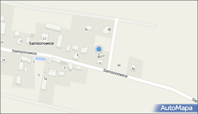 Samsonowice, Samsonowice, 8a, mapa Samsonowice