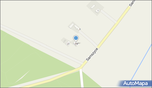Samszyce, Samszyce, 10a, mapa Samszyce