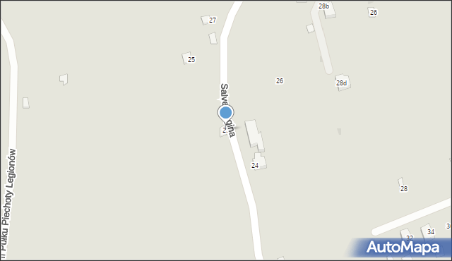 Sandomierz, Salve Regina, 23, mapa Sandomierza