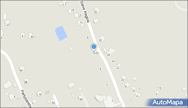Sandomierz, Salve Regina, 7, mapa Sandomierza