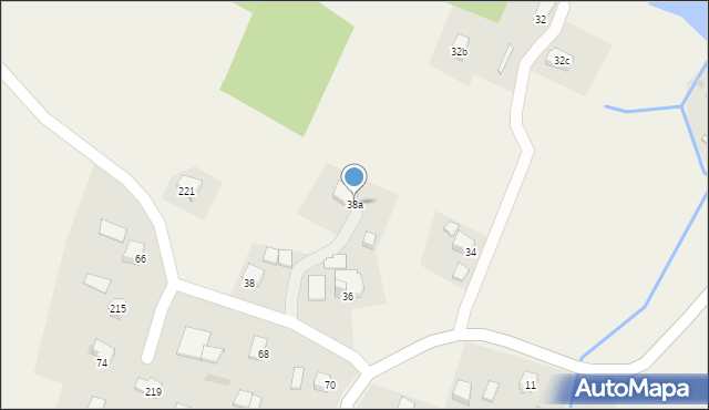 Sanoczek, Sanoczek, 38a, mapa Sanoczek