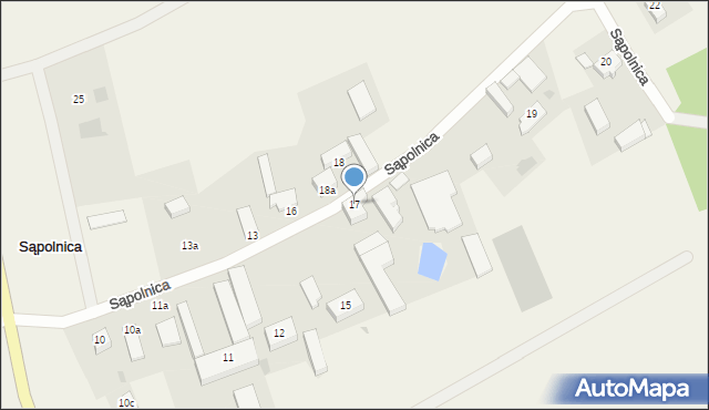 Sąpolnica, Sąpolnica, 17, mapa Sąpolnica