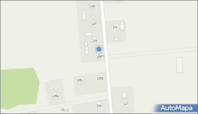 Sąpolno, Sąpolno, 105, mapa Sąpolno