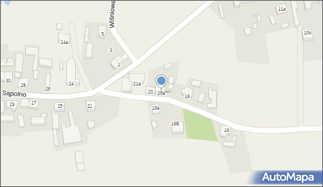 Sąpolno, Sąpolno, 20a, mapa Sąpolno