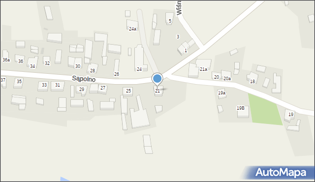 Sąpolno, Sąpolno, 21, mapa Sąpolno