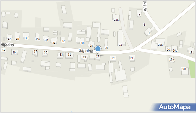 Sąpolno, Sąpolno, 27, mapa Sąpolno