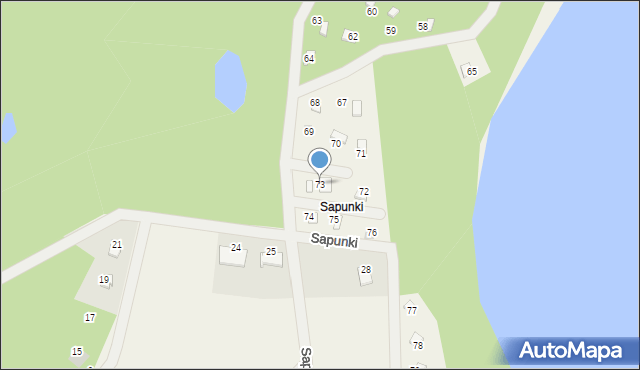 Sapunki, Sapunki, 73, mapa Sapunki