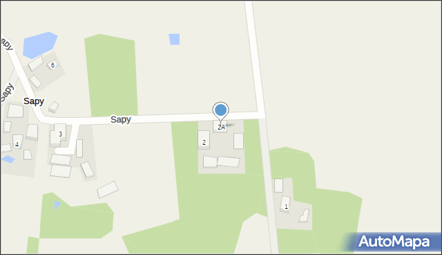 Sapy, Sapy, 2A, mapa Sapy