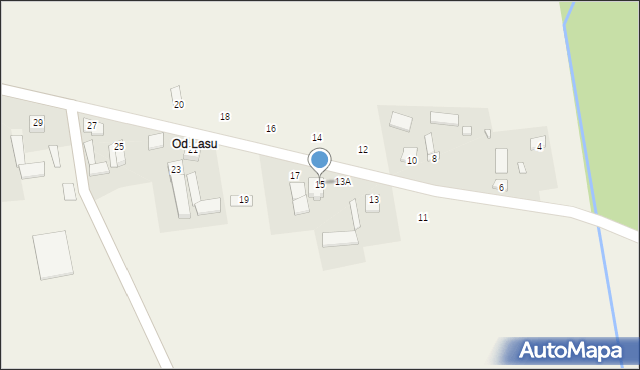 Sarbice Pierwsze, Sarbice Pierwsze, 15, mapa Sarbice Pierwsze