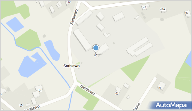 Sarbiewo, Sarbiewo, 60, mapa Sarbiewo