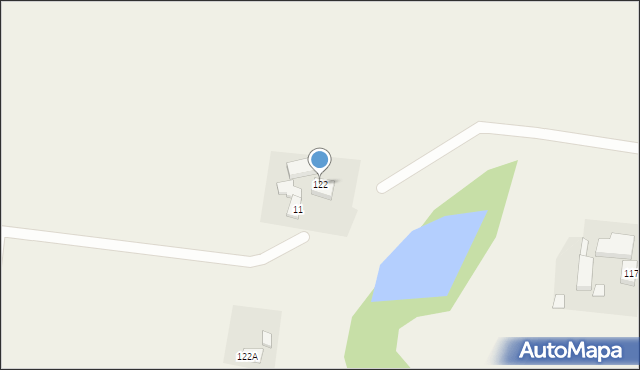 Sarbinowo, Sarbinowo, 122, mapa Sarbinowo