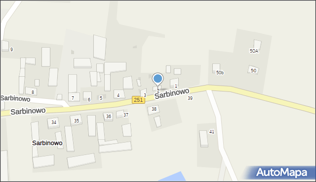 Sarbinowo, Sarbinowo, 2, mapa Sarbinowo