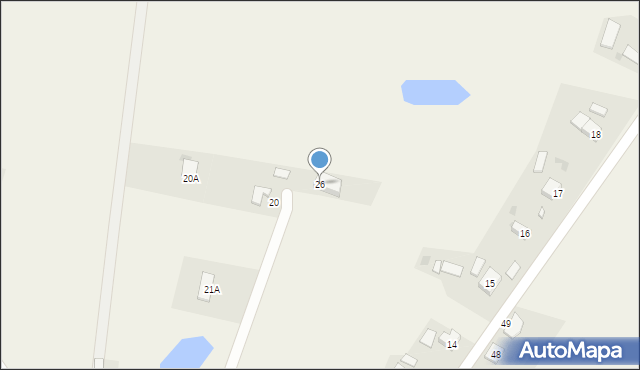 Sarbinowo, Sarbinowo, 26, mapa Sarbinowo