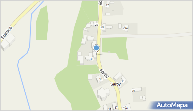 Sarby, Sarby, 32, mapa Sarby
