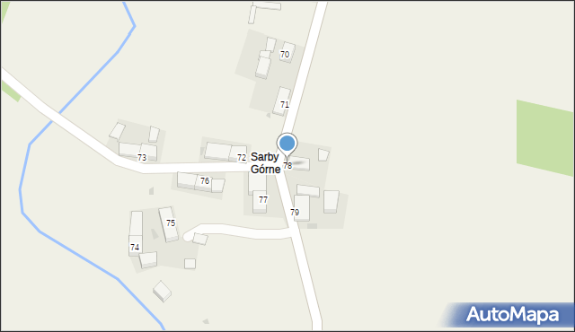 Sarby, Sarby, 78, mapa Sarby