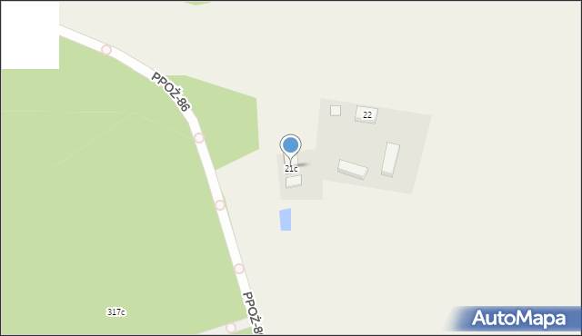 Sarcz, Sarcz, 21c, mapa Sarcz