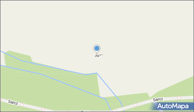 Sarcz, Sarcz, 26a, mapa Sarcz