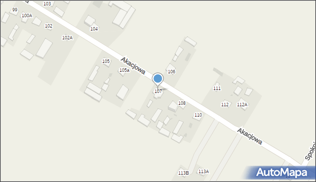 Sarnów, Sarnów, 107, mapa Sarnów