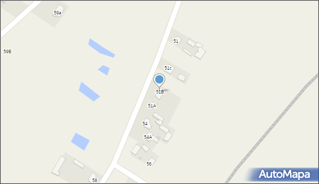 Sarnów, Sarnów, 51B, mapa Sarnów