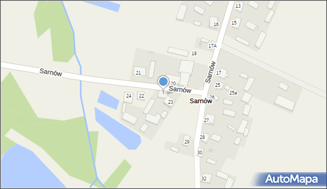 Sarnów, Sarnów, 23A, mapa Sarnów