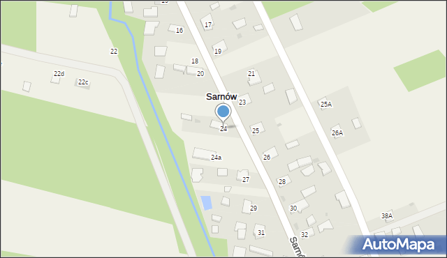 Sarnów, Sarnów, 24, mapa Sarnów