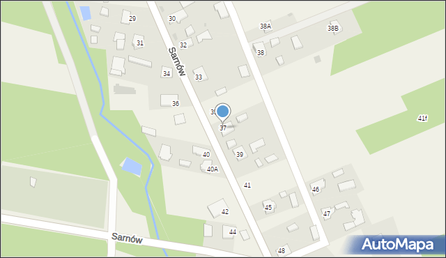 Sarnów, Sarnów, 37, mapa Sarnów