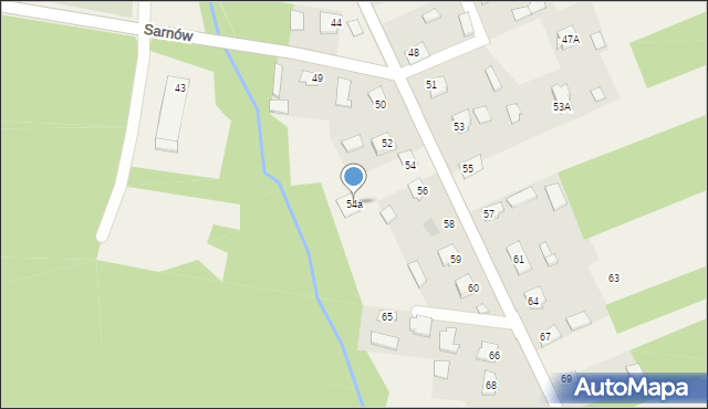 Sarnów, Sarnów, 54a, mapa Sarnów