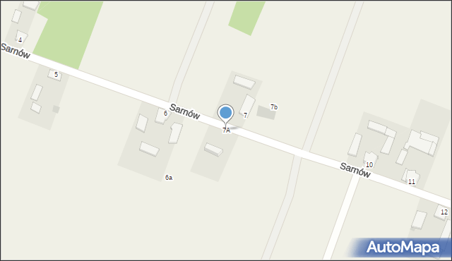 Sarnów, Sarnów, 7A, mapa Sarnów