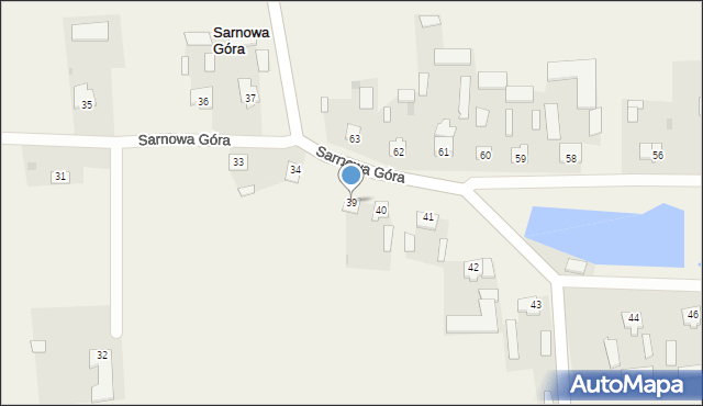 Sarnowa Góra, Sarnowa Góra, 39, mapa Sarnowa Góra