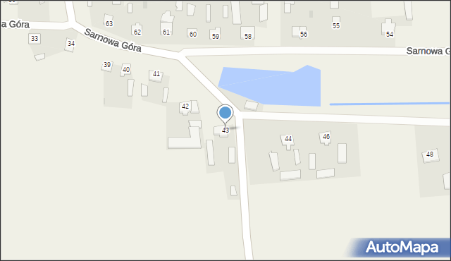 Sarnowa Góra, Sarnowa Góra, 43, mapa Sarnowa Góra