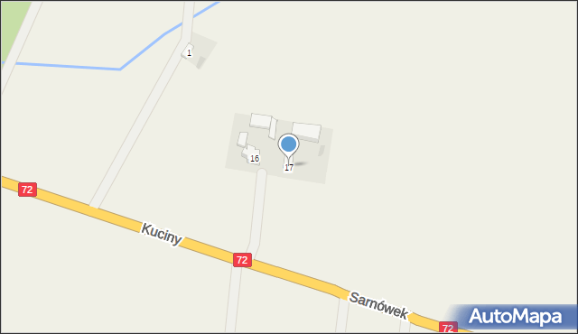 Sarnówek, Sarnówek, 17, mapa Sarnówek