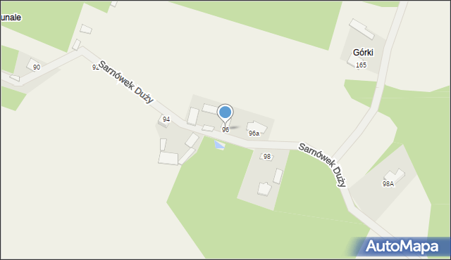 Sarnówek Duży, Sarnówek Duży, 96, mapa Sarnówek Duży
