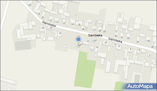 Sarnówka, Sarnówka, 13a, mapa Sarnówka