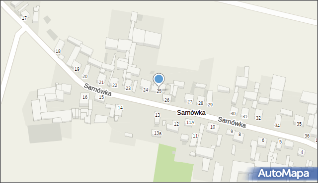 Sarnówka, Sarnówka, 25, mapa Sarnówka