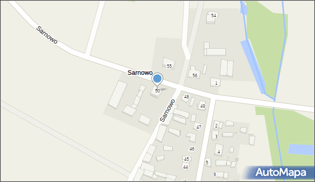 Sarnowo, Sarnowo, 50, mapa Sarnowo