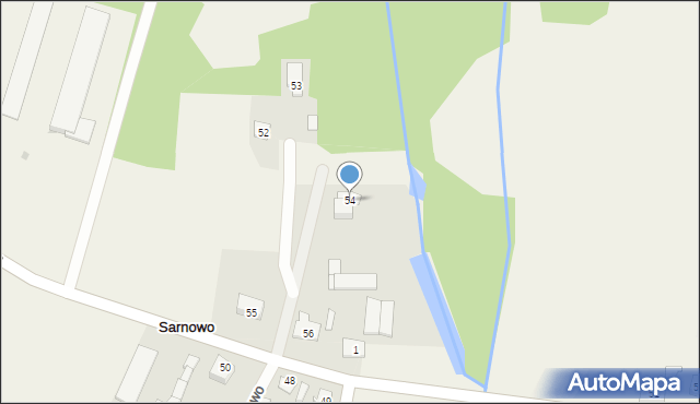 Sarnowo, Sarnowo, 54, mapa Sarnowo