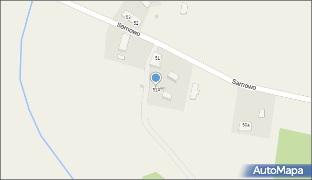 Sarnowo, Sarnowo, 51A, mapa Sarnowo